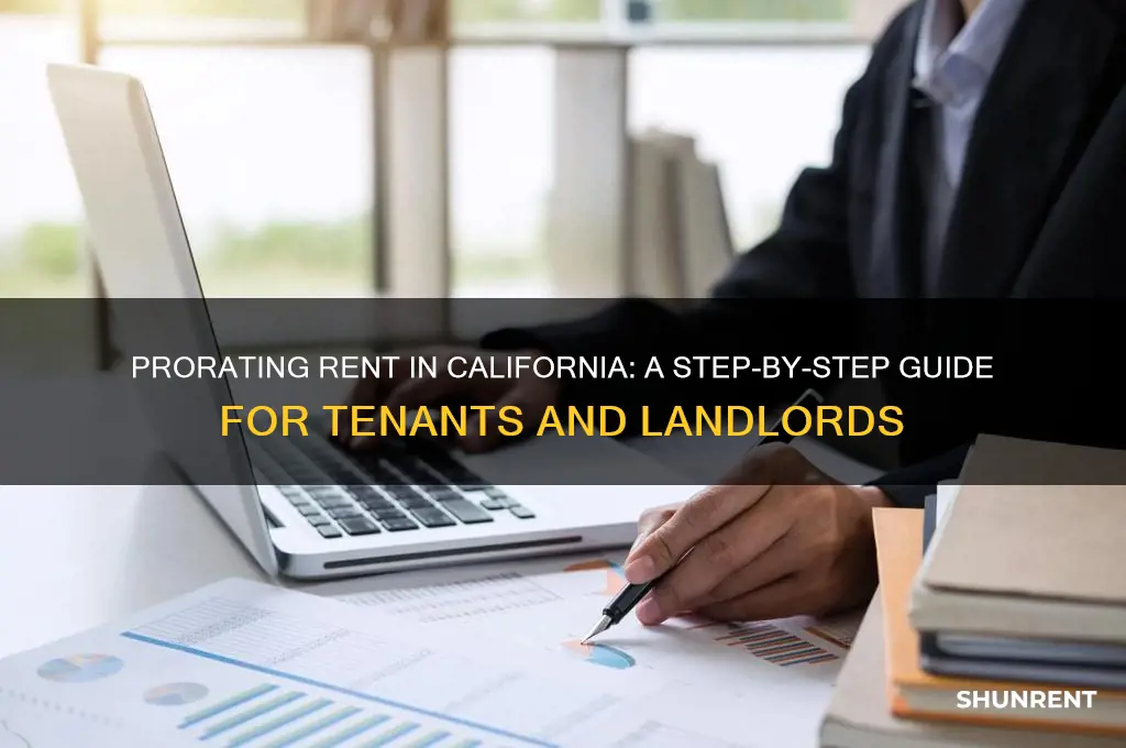 how do you prorate rent in california