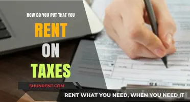 Renting and Taxes: How to Report Rental Payments on Your Return