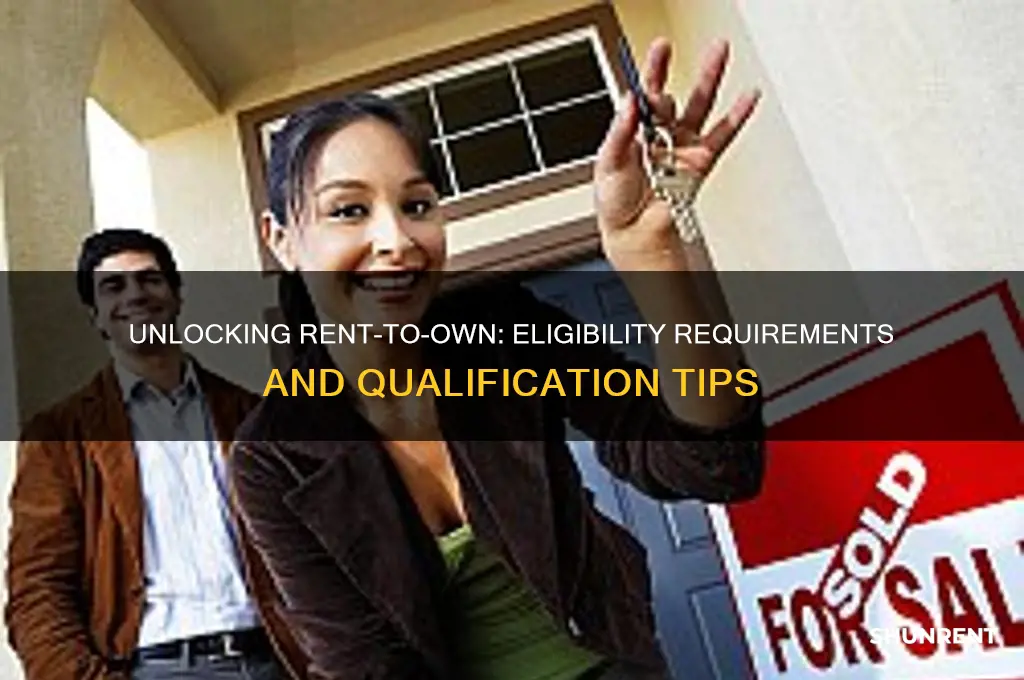 how do you qualify for rent to own