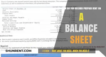 Recording Prepaid Rent: A Step-by-Step Balance Sheet Guide