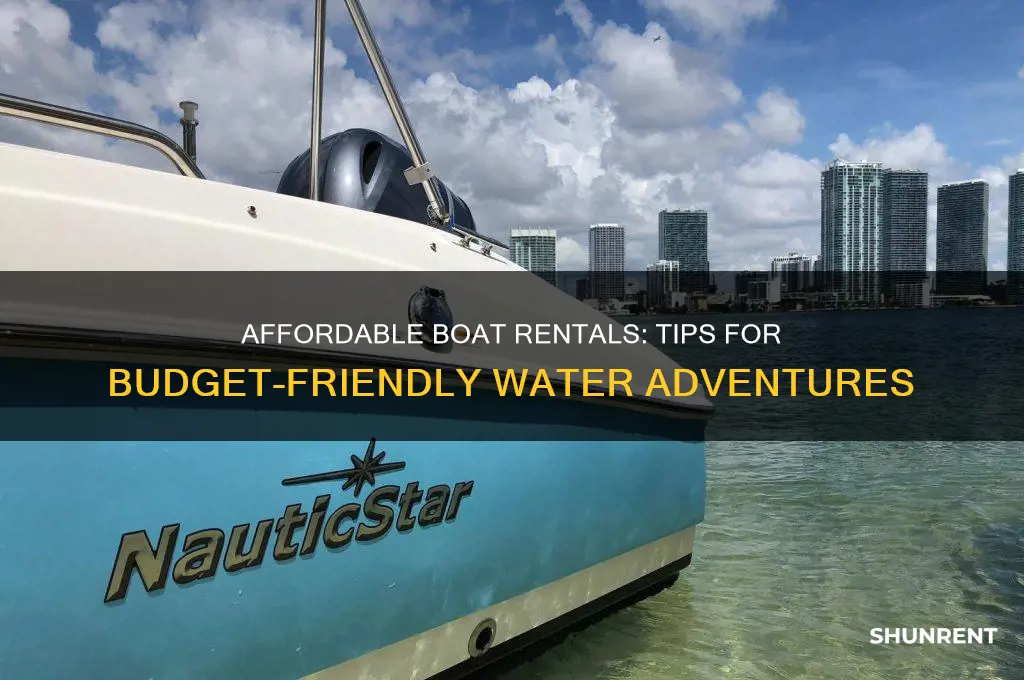 how do you rent a boat for cheap