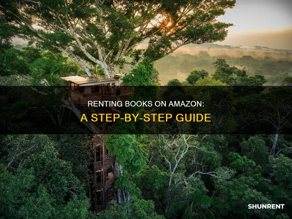 how do you rent a book on amazon