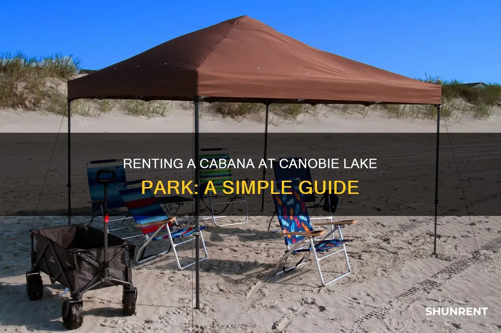 how do you rent a cabana at canobie lake park