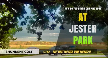 Renting a Camping Spot at Jester Park: A Step-by-Step Guide