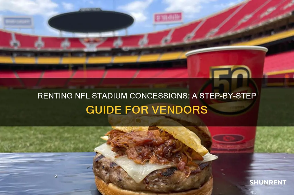 how do you rent a concession at an nfl stadium