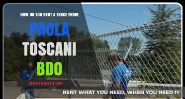 Renting a Fence from Paola Toscani in BDO: A Step-by-Step Guide