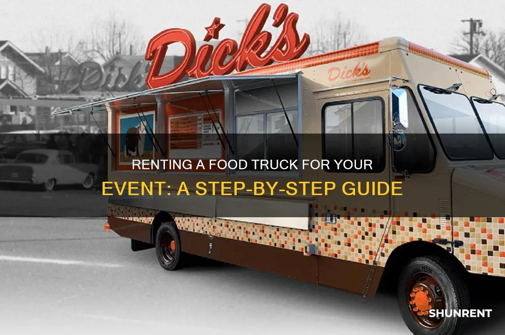 how do you rent a food truck for an event