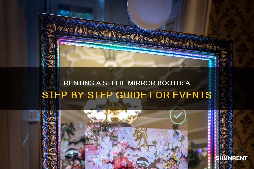 how do you rent a selfie mirror booth