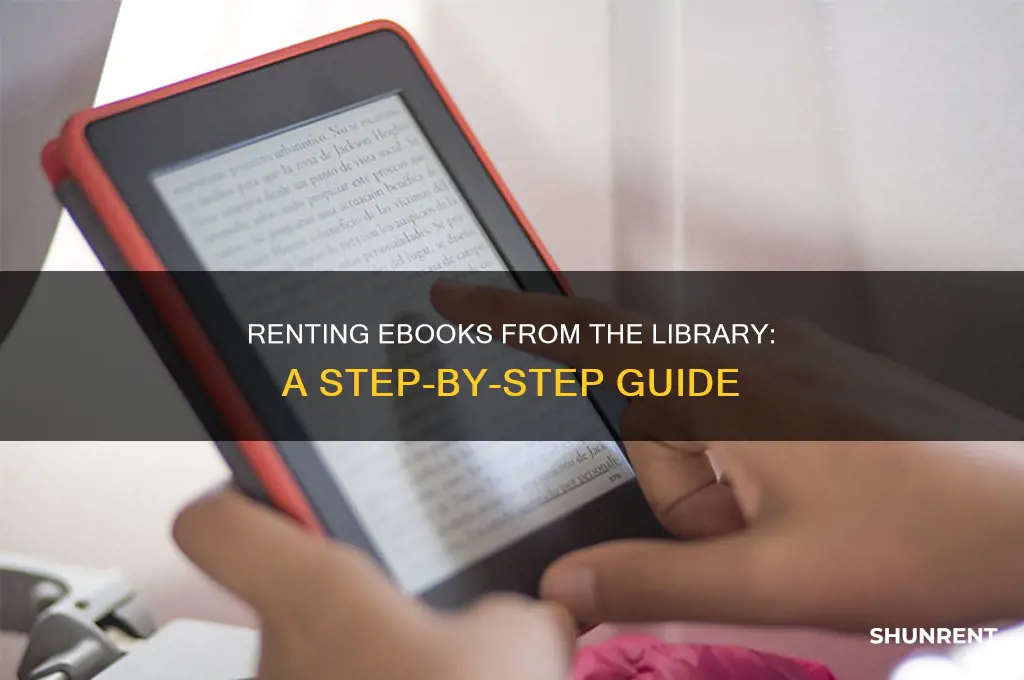 how do you rent an ebook from the library