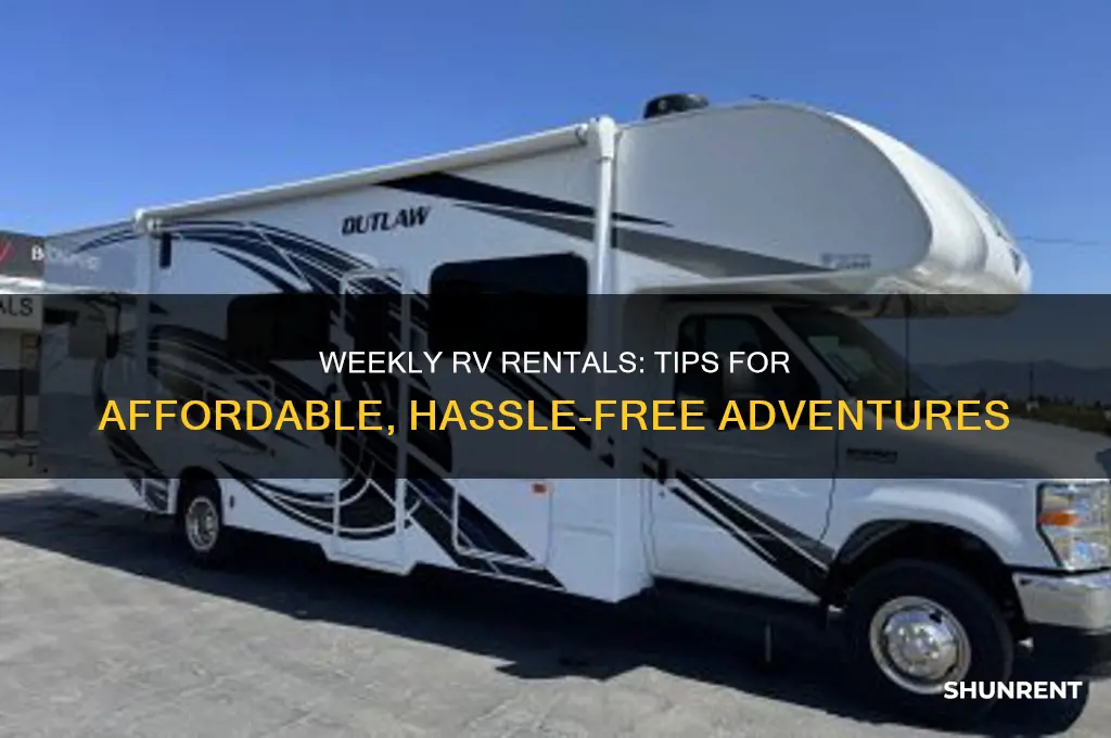 how do you rent an rv by the week