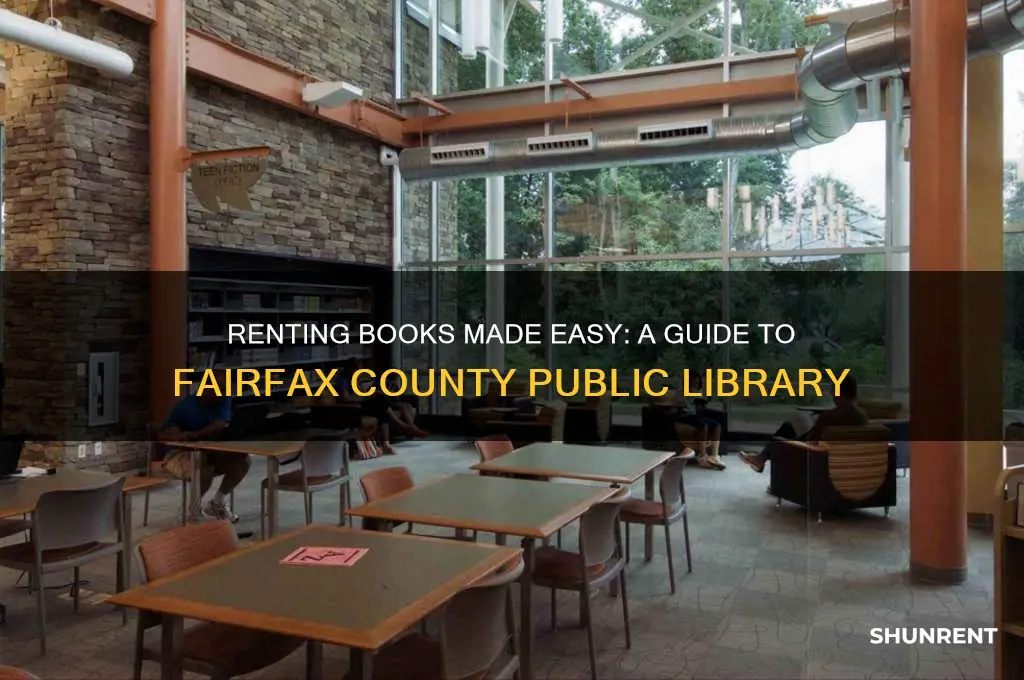 how do you rent books at fairfax county public library
