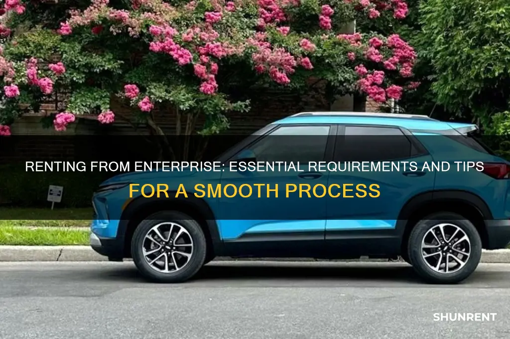 how do you rent from enterprise requirements