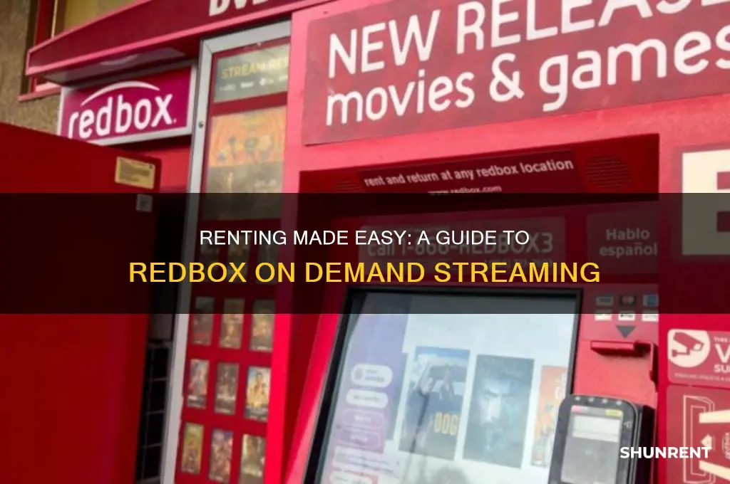 how do you rent from redbox on demand