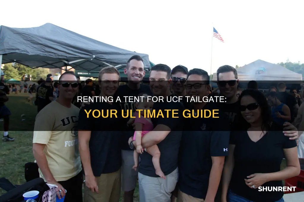 how do you rent out a tent for ucf tailgate