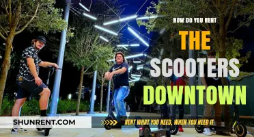 Renting Downtown Scooters: A Quick Guide to Easy Urban Travel