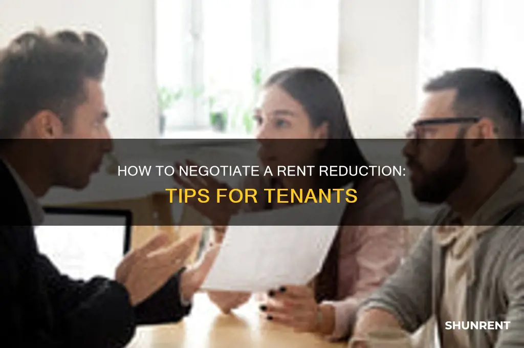 how do you request a reduction in rent