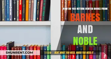 Returning Rented Books to Barnes & Noble: A Step-by-Step Guide