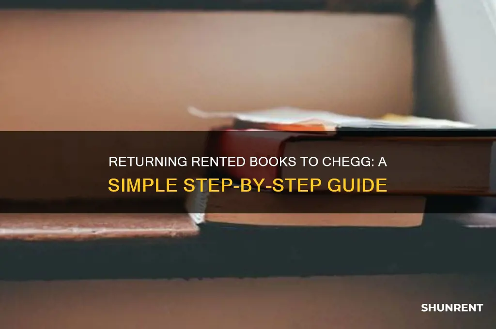 how do you return rented books to chegg