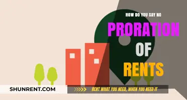 Understanding No Proration of Rents: A Clear Guide for Tenants and Landlords