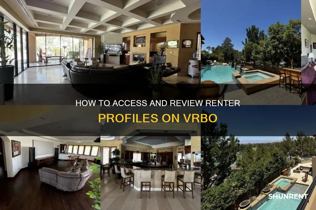 how do you view renter profiles on vrbo
