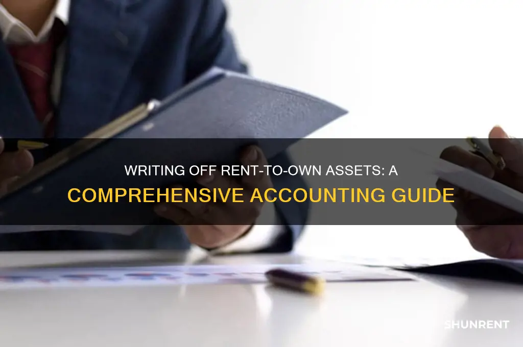 how do you write off a rent to own asset