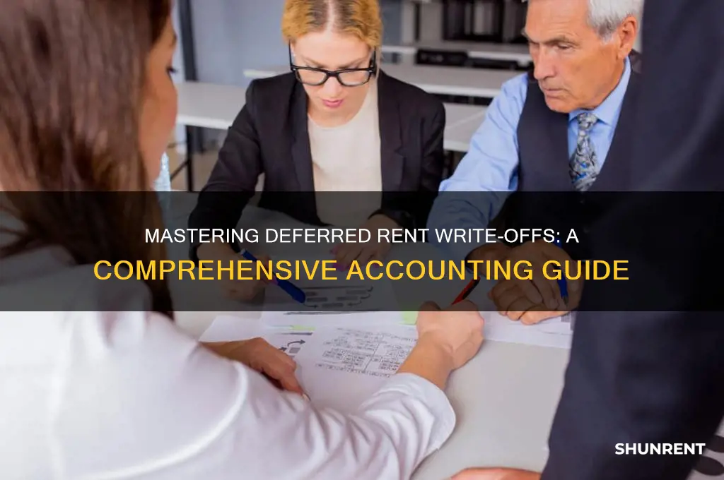 how do you write off deferred rent
