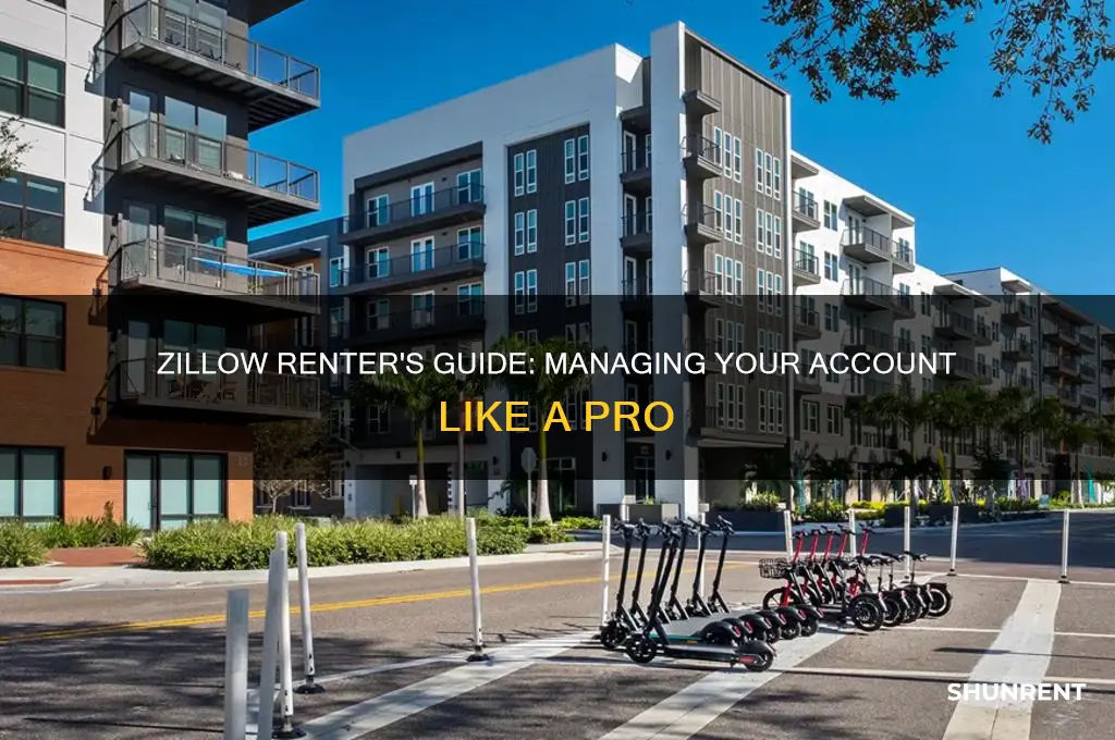 how does a renter on zillow manage their account