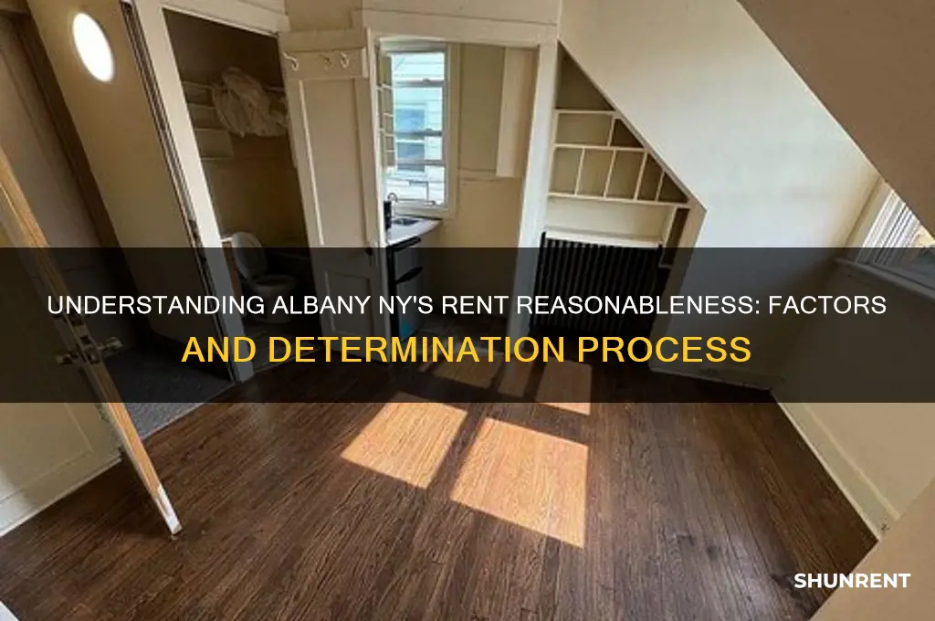 how does albany ny determine reasonable rent