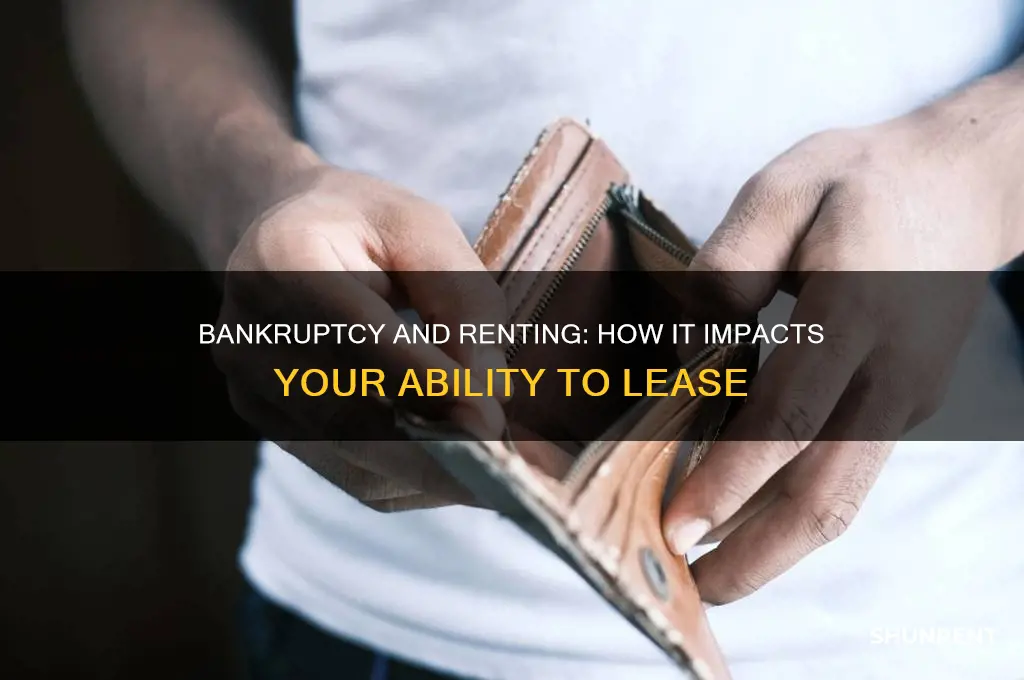 how does bankruptcy affect your ability to rent