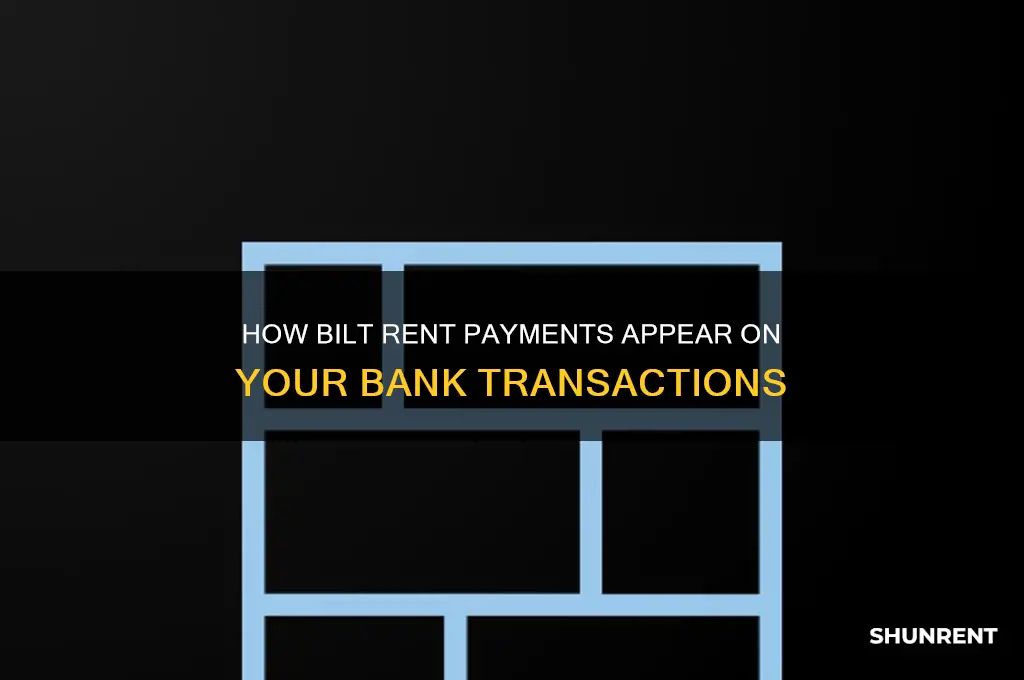 how does bilt rent payment show up on transaction