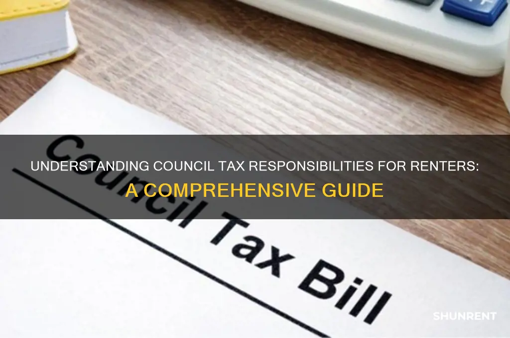 how does council tax work when renting