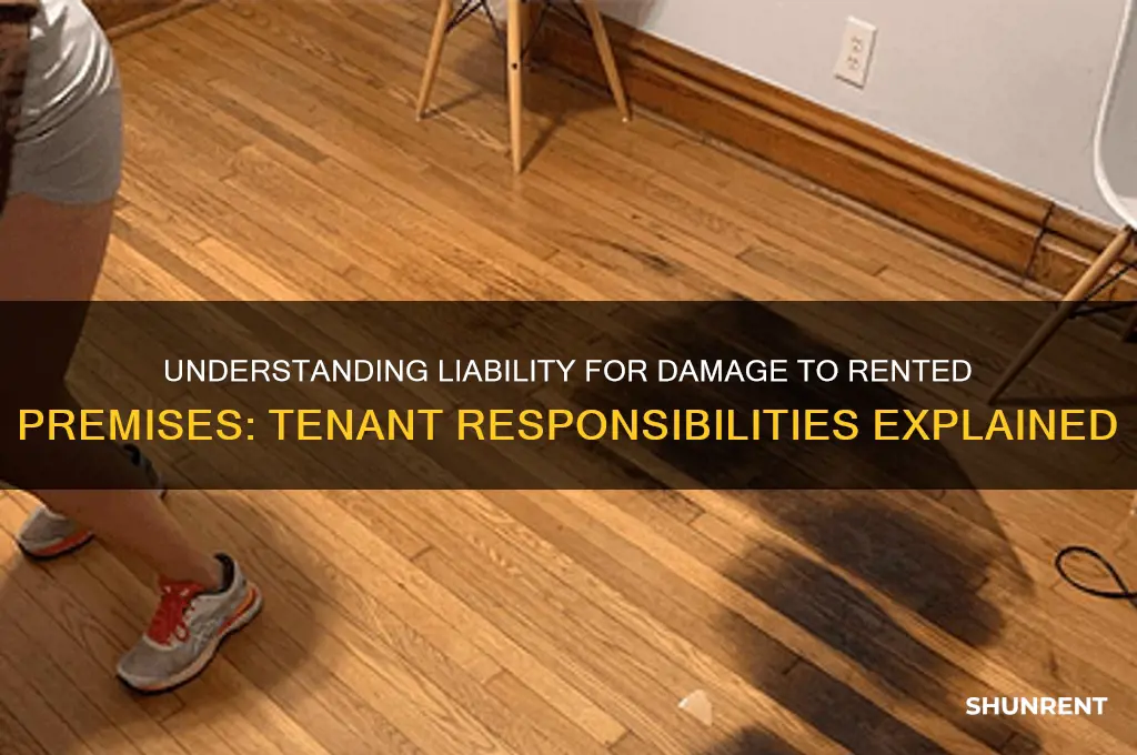 how does damage to premises rented to you work