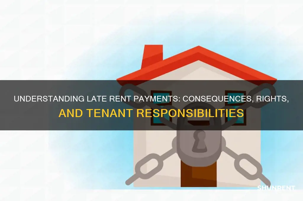 how does late payment on rent work