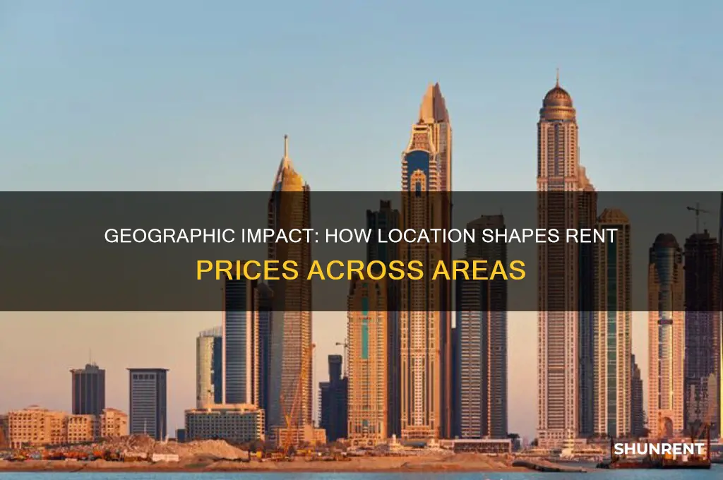 how does location or geographic area influence rent price