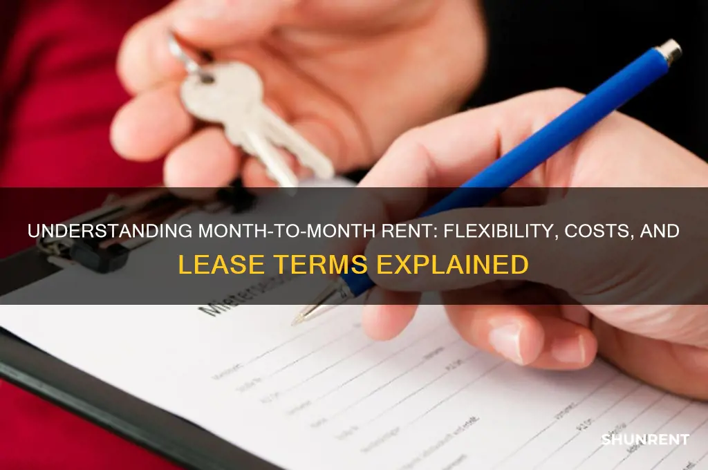 how does month to month rent work