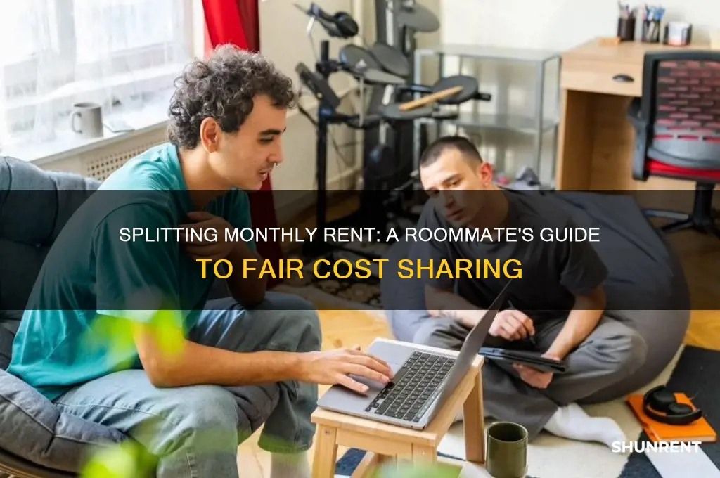 how does monthly rent work with roommates