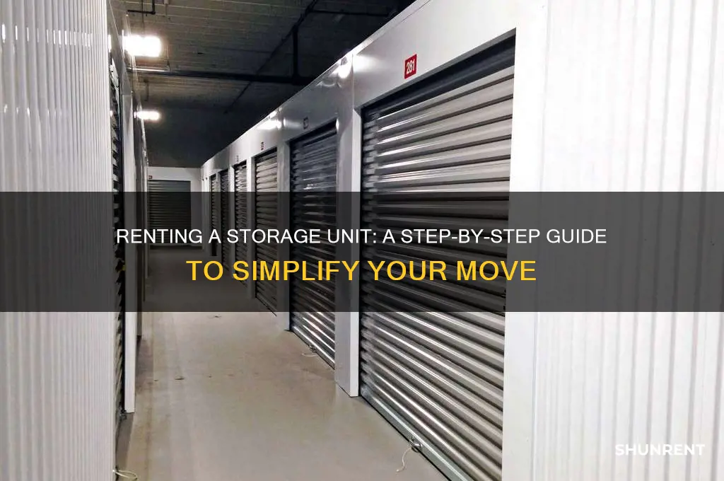 how does one go about renting a storage unit