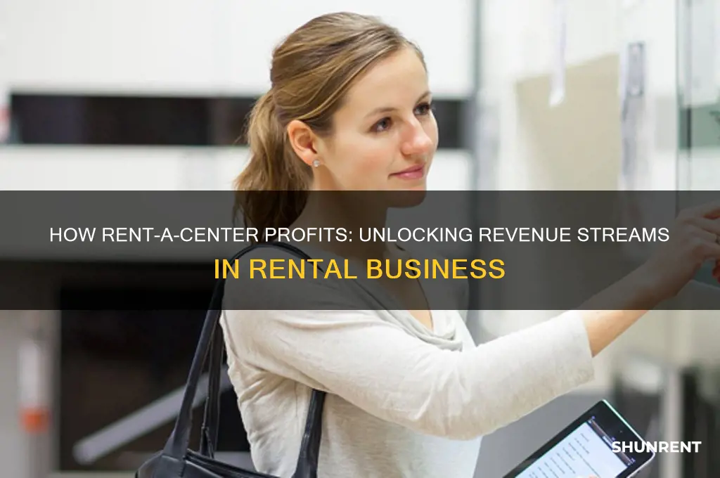 how does rent a center make money