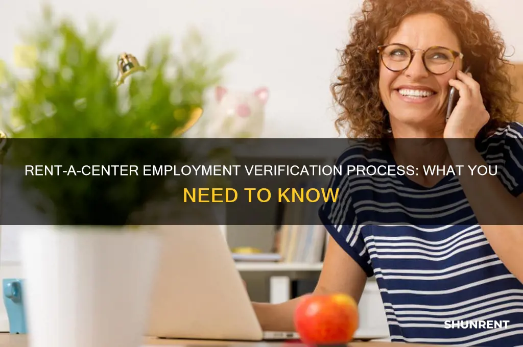 how does rent a center verify employment