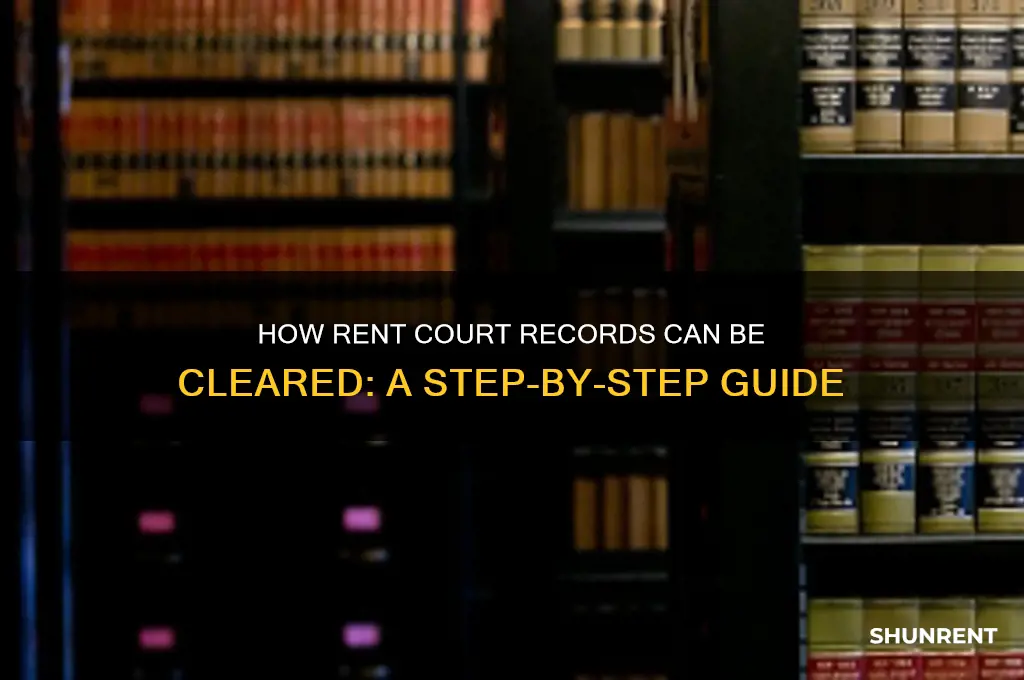 how does rent court records take clear