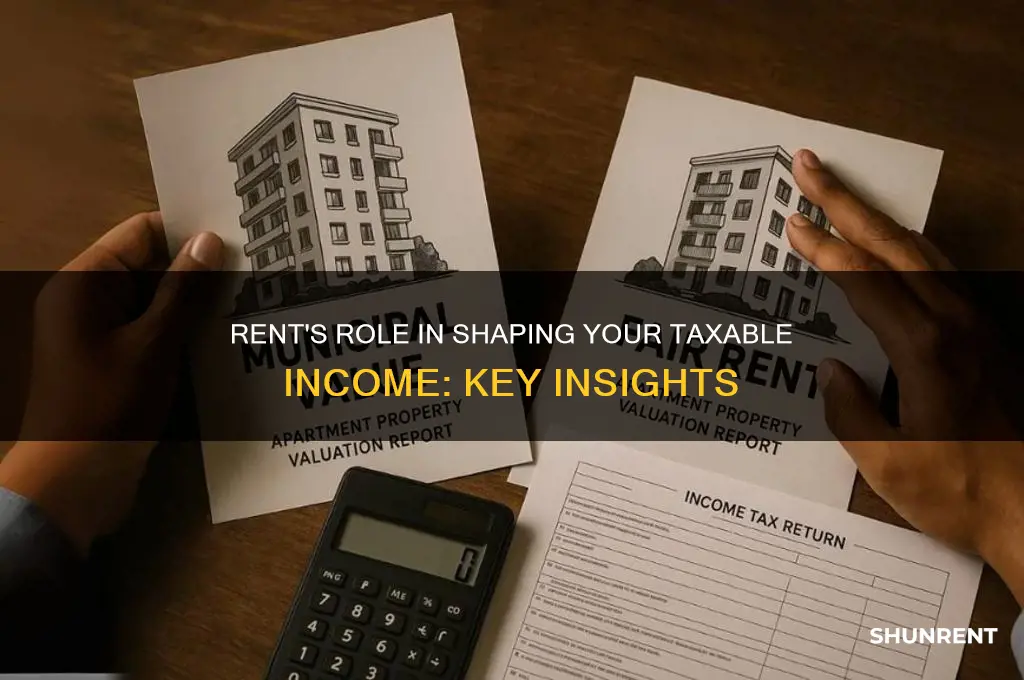 how does rent impact the taxable income