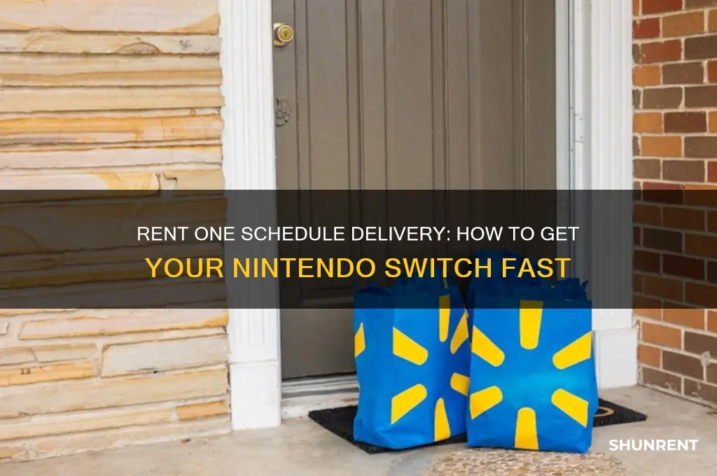how does rent one schedule delivery work ninte nintendo switch