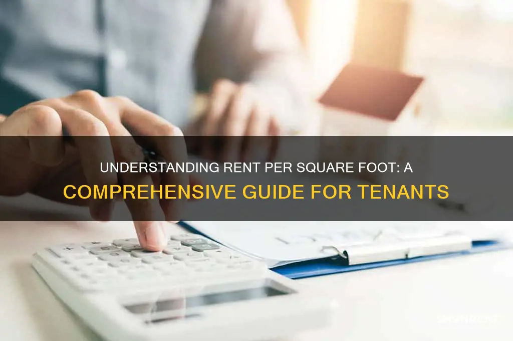 how does rent per square foot work