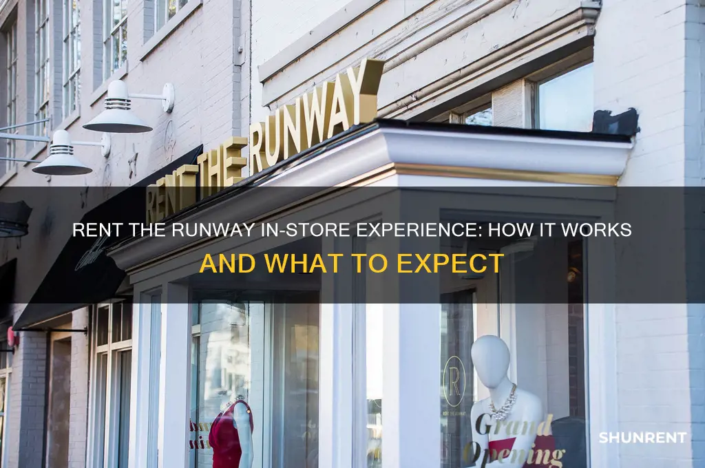how does rent the runway work in store