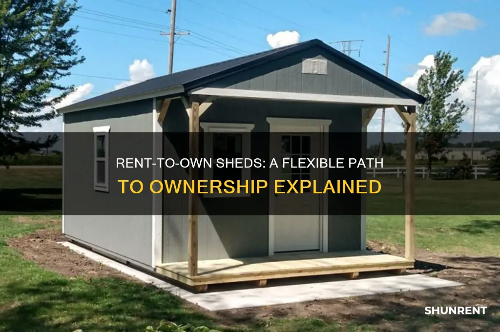 how does rent to own work for shed owners