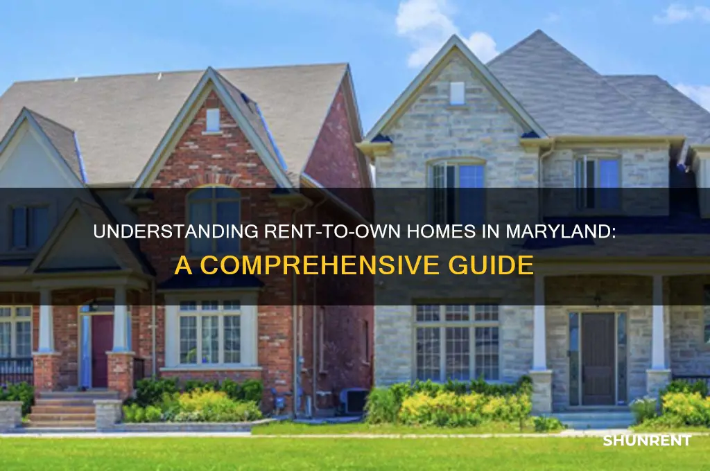 how does rent to own work in maryland