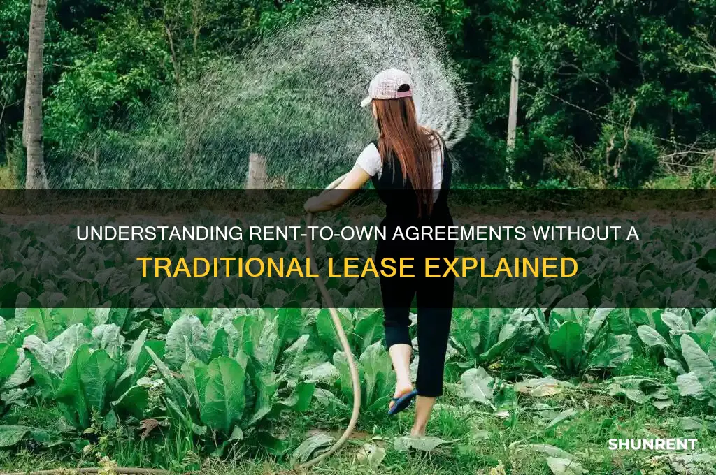 how does rent to own work without a lease
