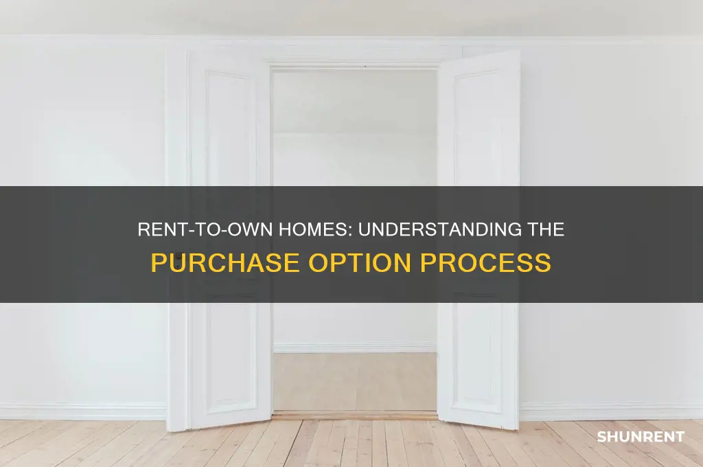 how does rent with option to purchase work