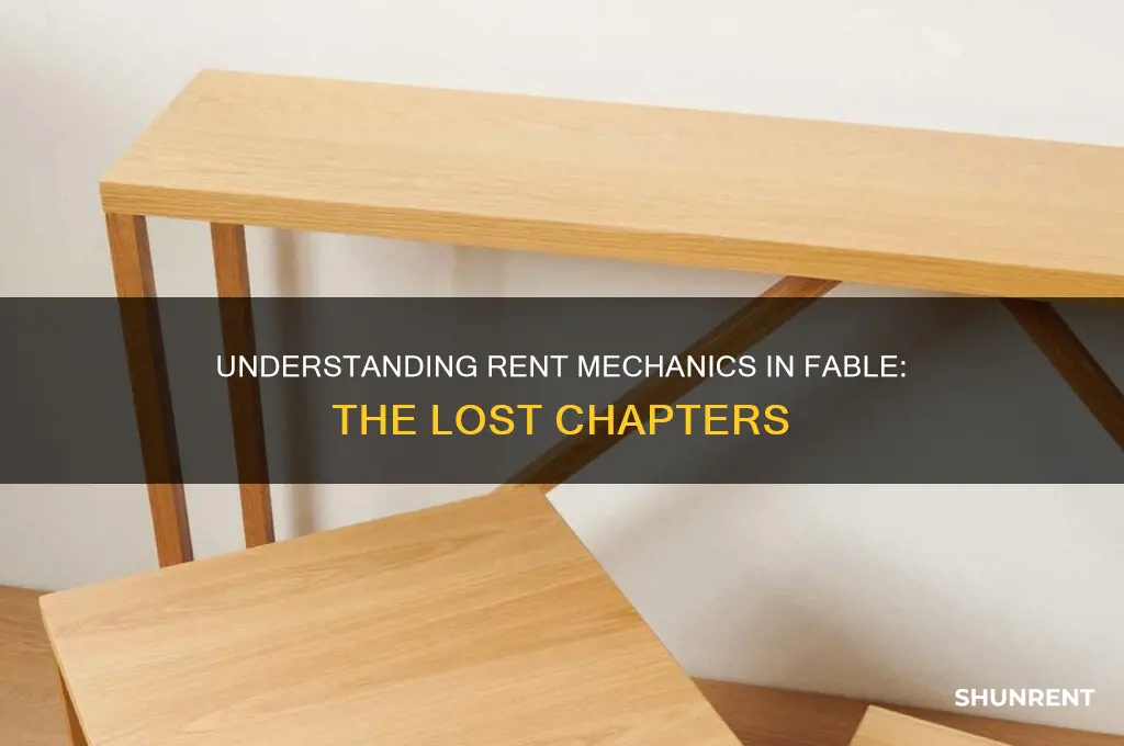 how does rent work in fable lost chapters