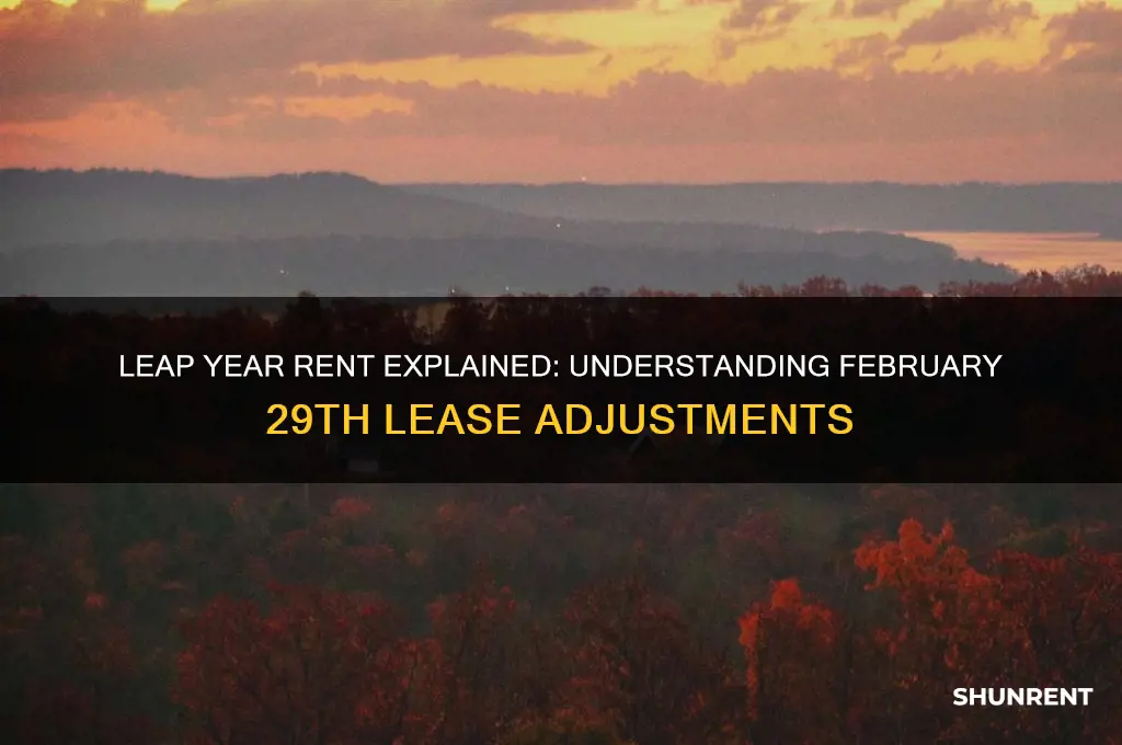 how does rent work on leap year